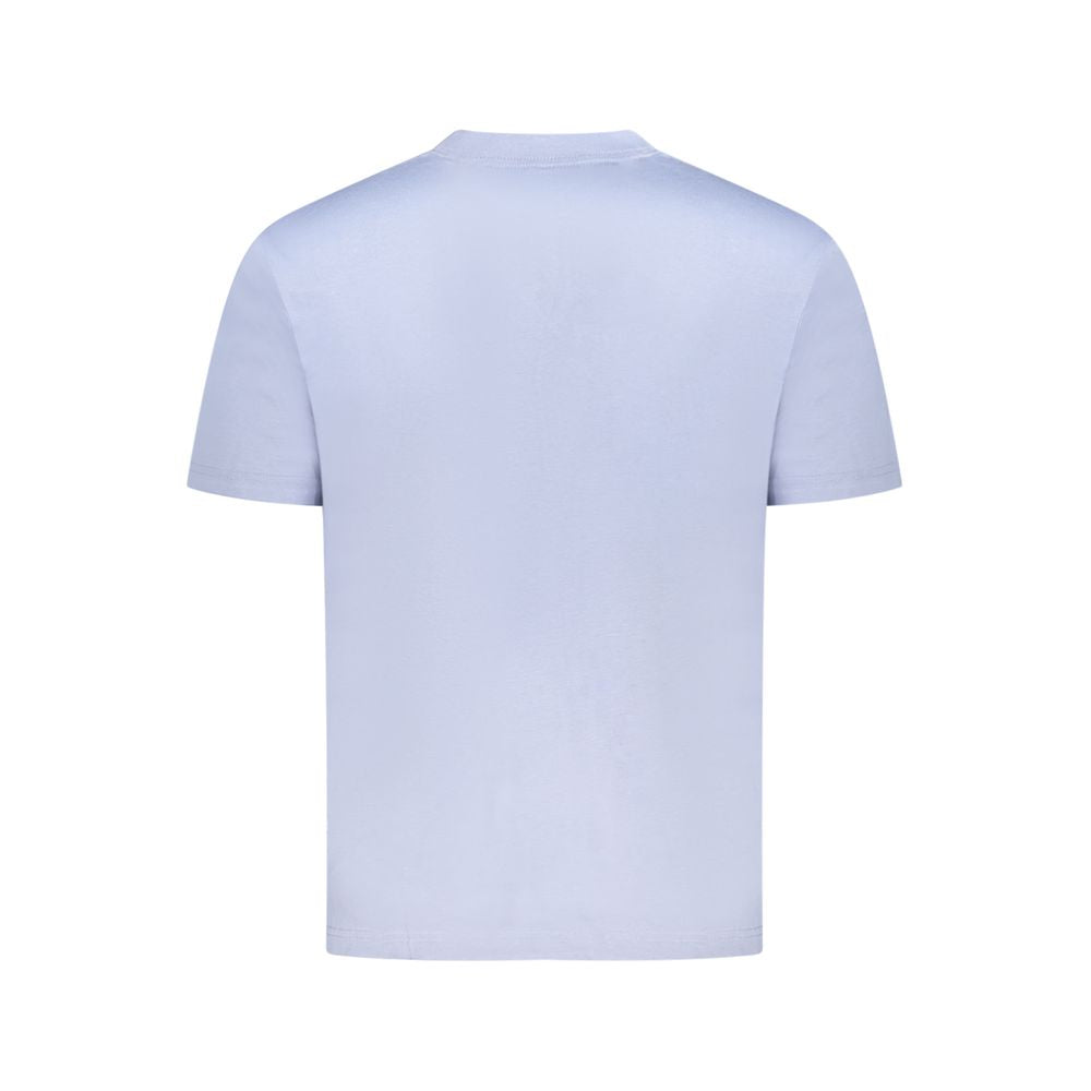 Calvin Klein Blue Cotton T-Shirt - Effortless Sophistication