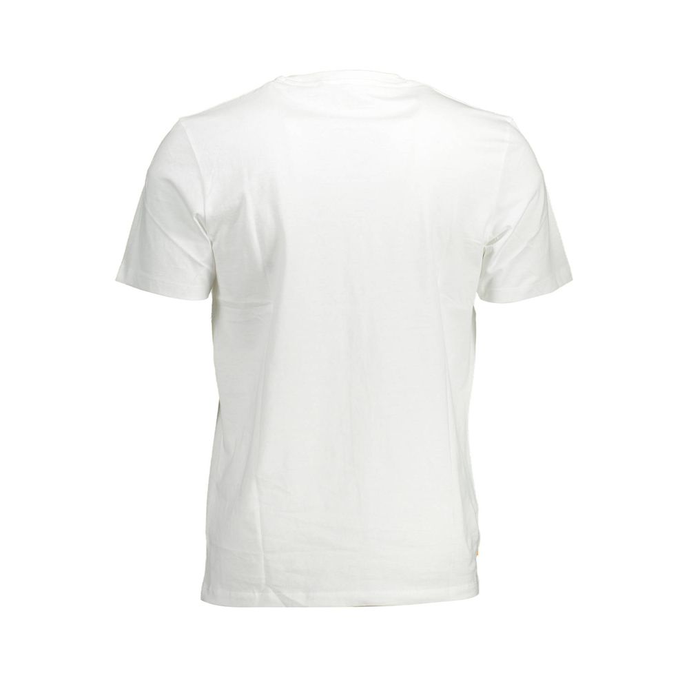 Timberland White Organic Cotton T-Shirt for Elevated Style