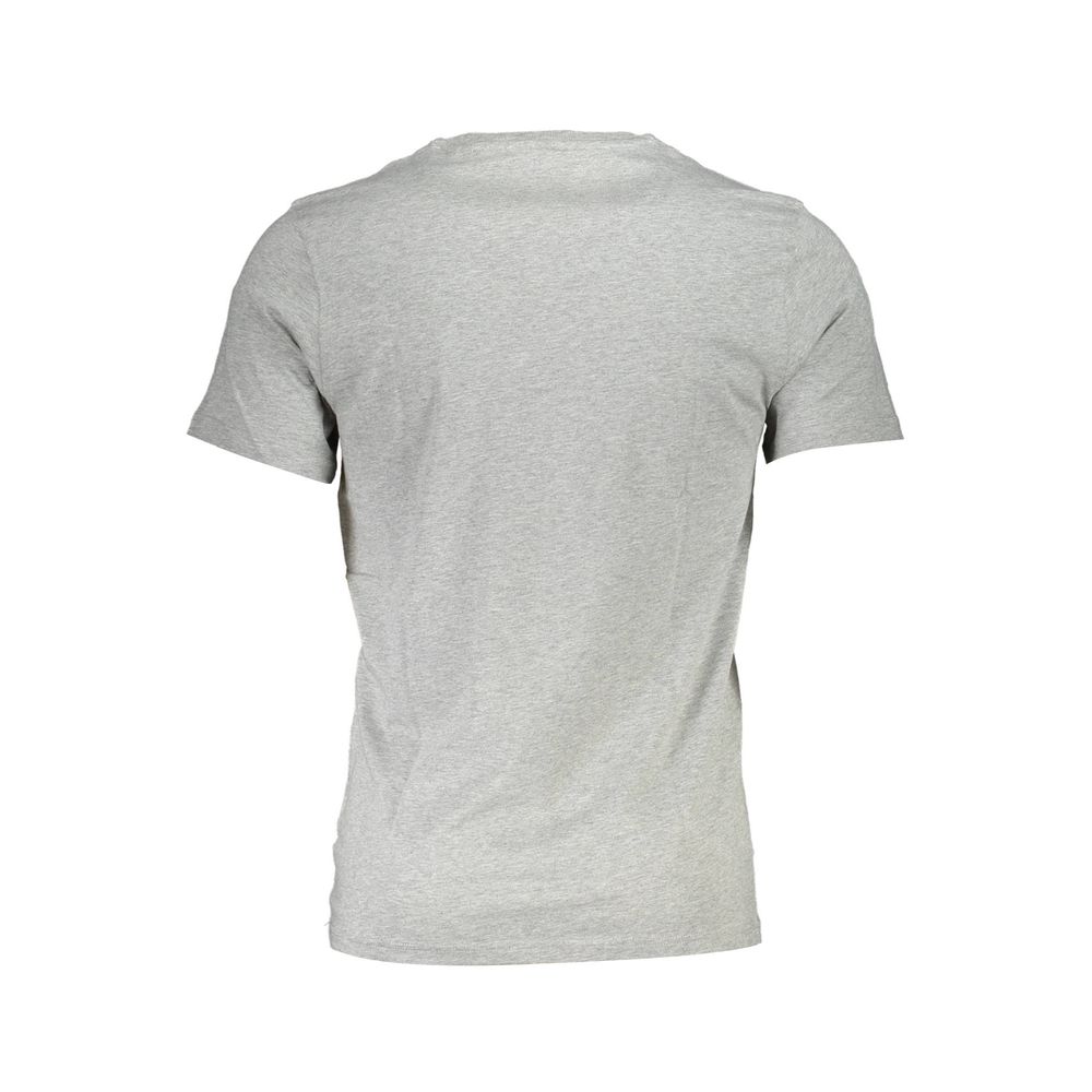 Harmont & Blaine Gray Cotton T-Shirt for Elevated Style
