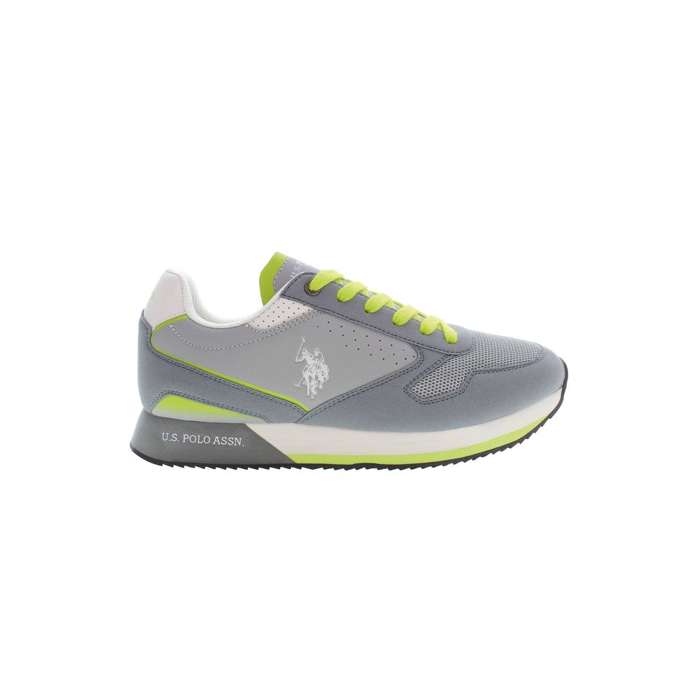 U.S. POLO ASSN. Gray Canvas Sneakers for Effortless Elegance