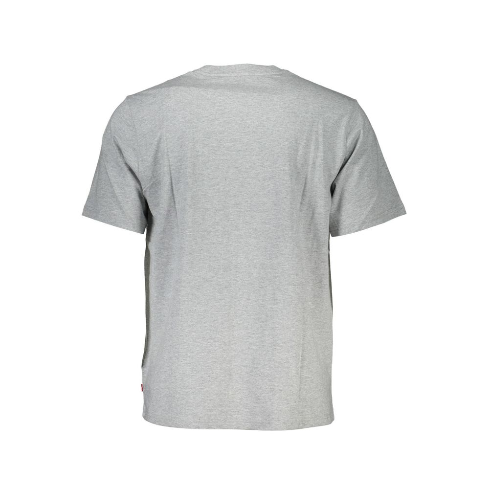 Levi's Gray Cotton T-Shirt: Effortless Luxury Essential
