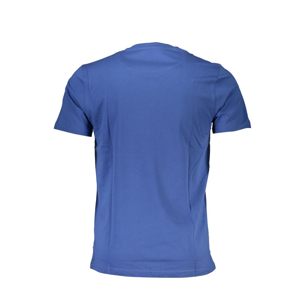 Harmont & Blaine Blue Cotton T-Shirt for Effortless Elegance