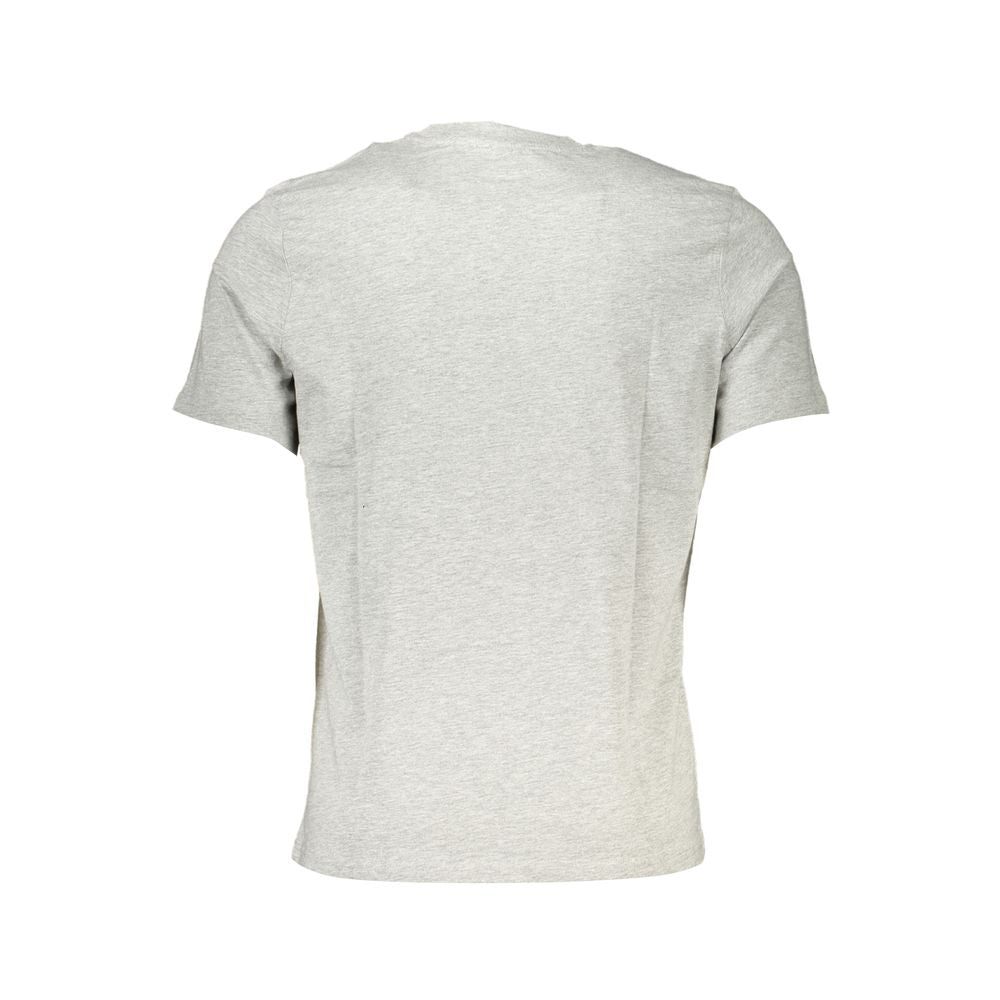 North Sails Gray Cotton T-Shirt for Elevated Casual Elegance