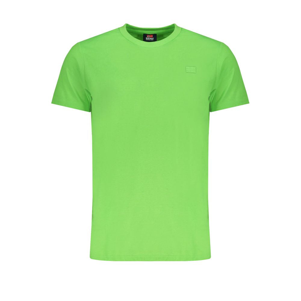 Norway 1963 Green Cotton T-Shirt - Effortless Luxury Essential