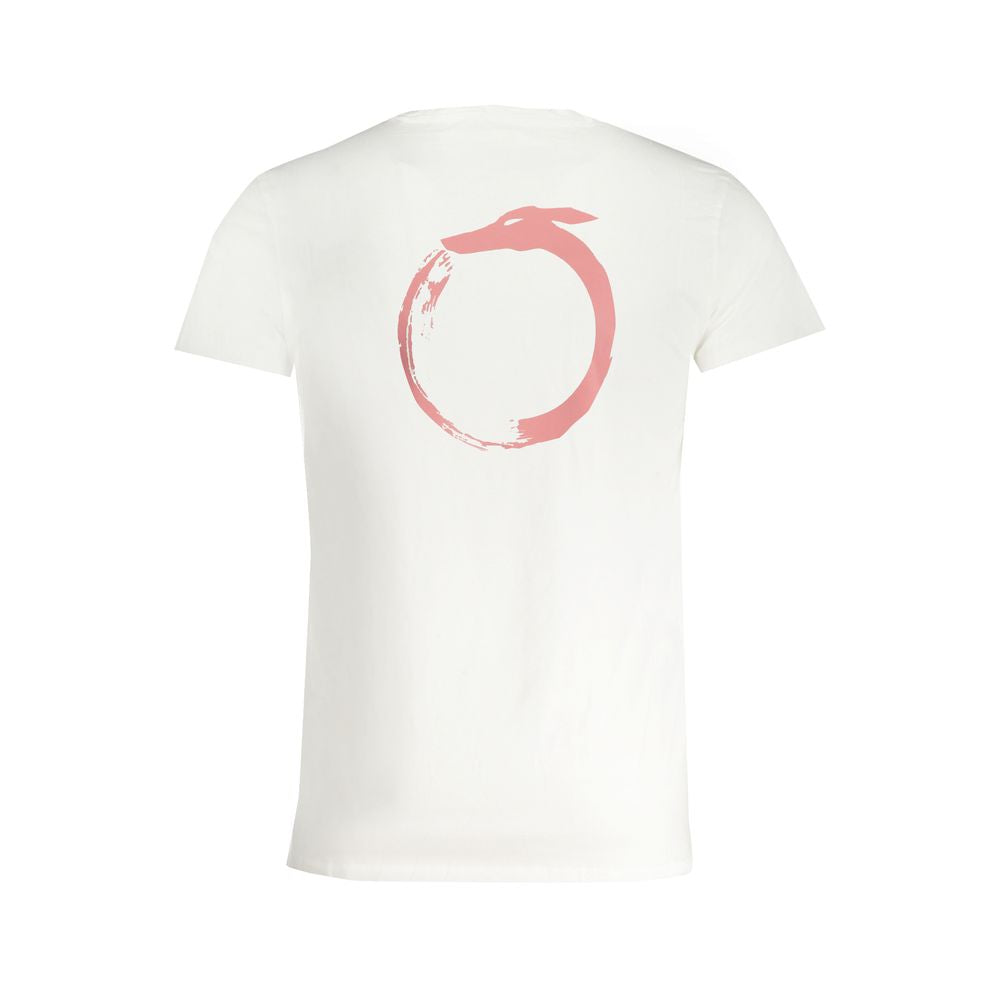 Trussardi White Cotton T-Shirt for Timeless Elegance