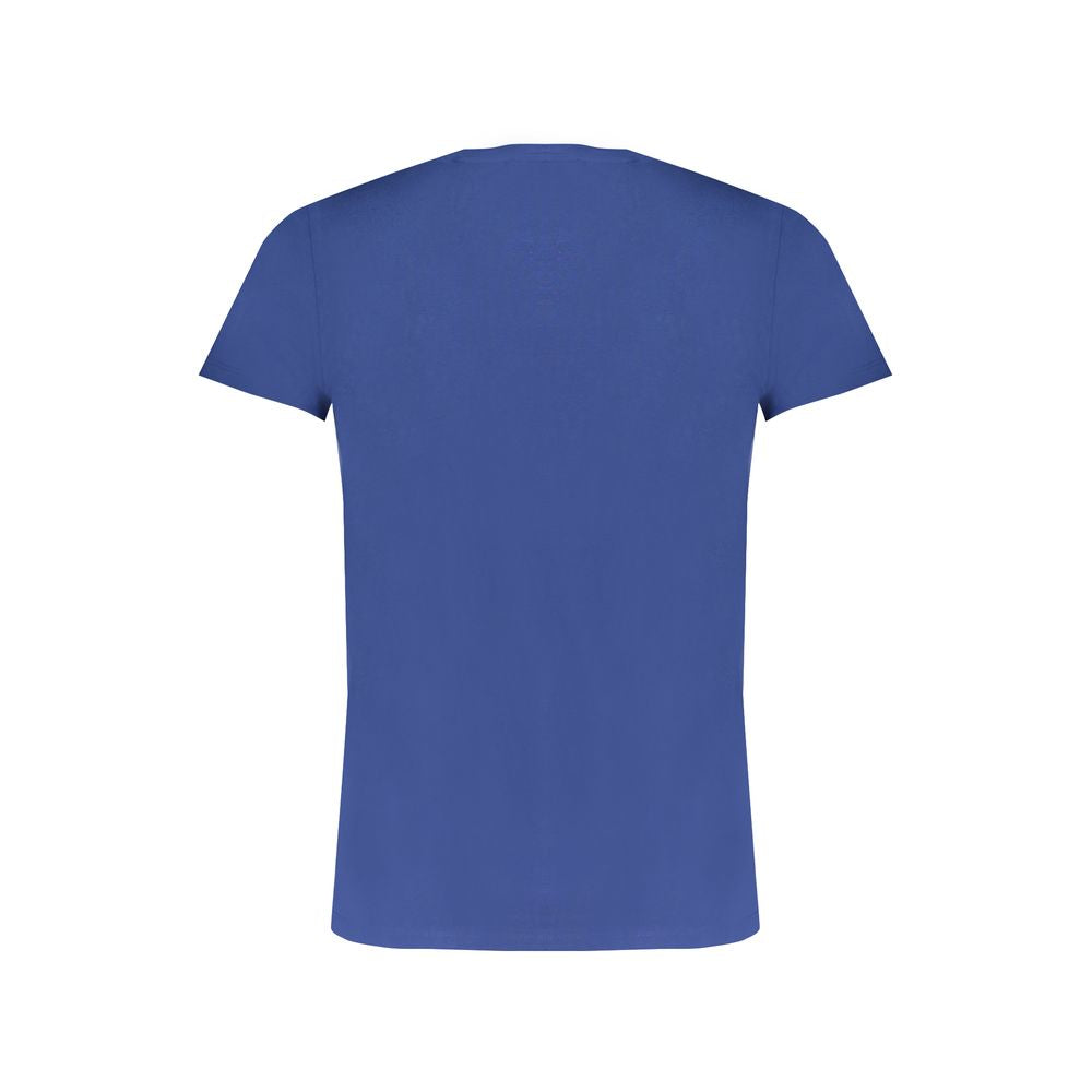 Trussardi Blue Cotton T-Shirt for Timeless Elegance