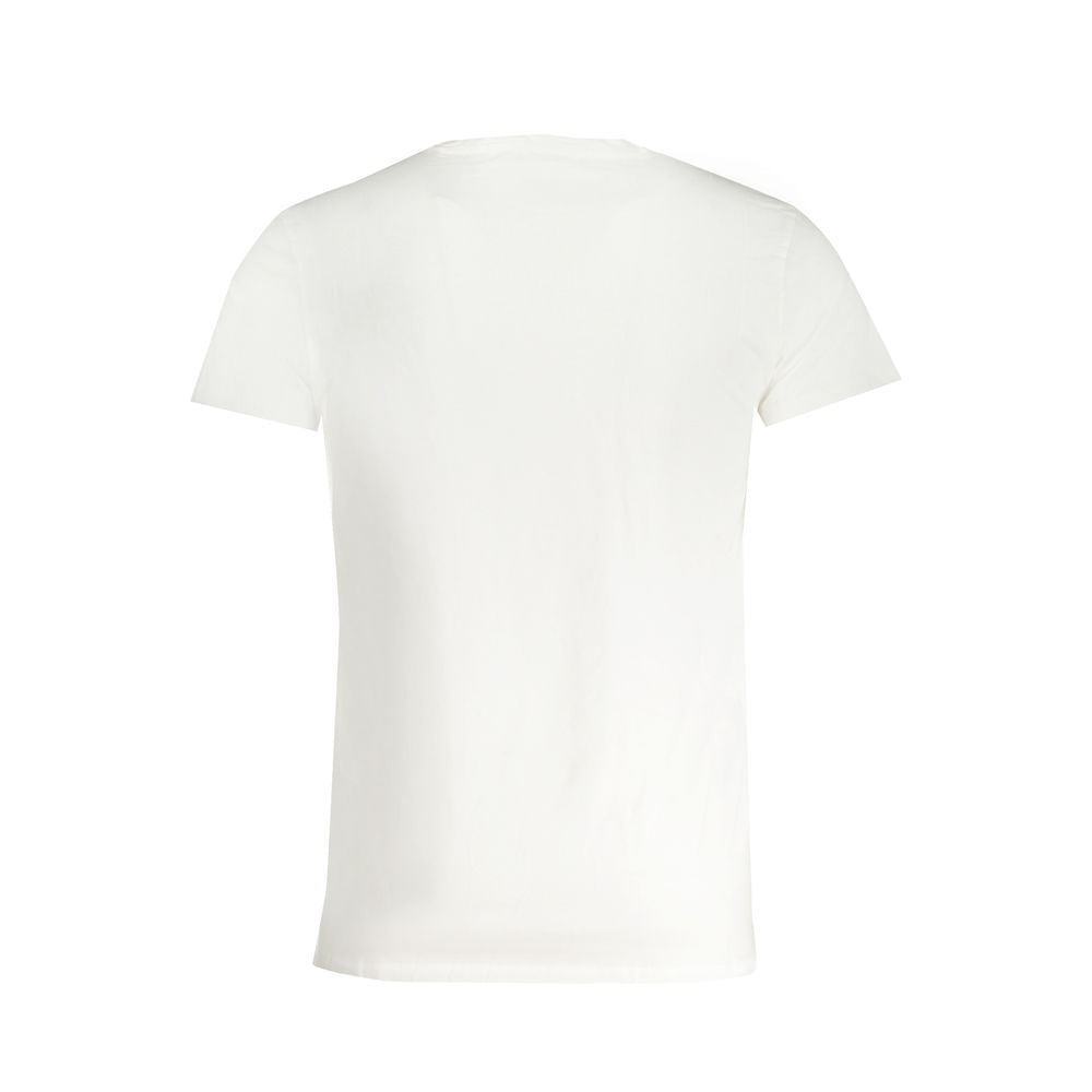 Trussardi White Cotton T-Shirt for Effortless Elegance