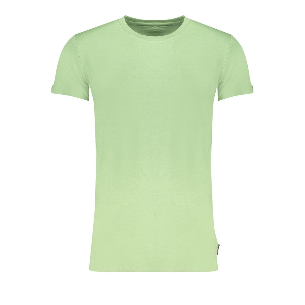 Gaudi Green Cotton T-Shirt - Timeless Elegance Redefined