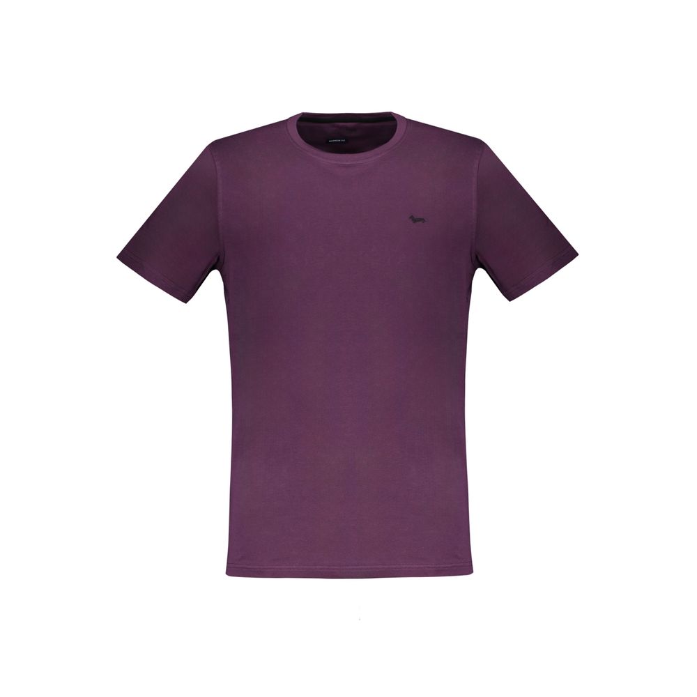 Harmont & Blaine Purple Cotton T-Shirt for Elevated Style