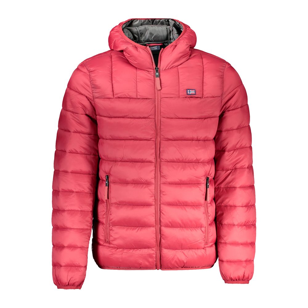 Norway 1963 Red Cotton Jacket for Elevated Urban Sophistication