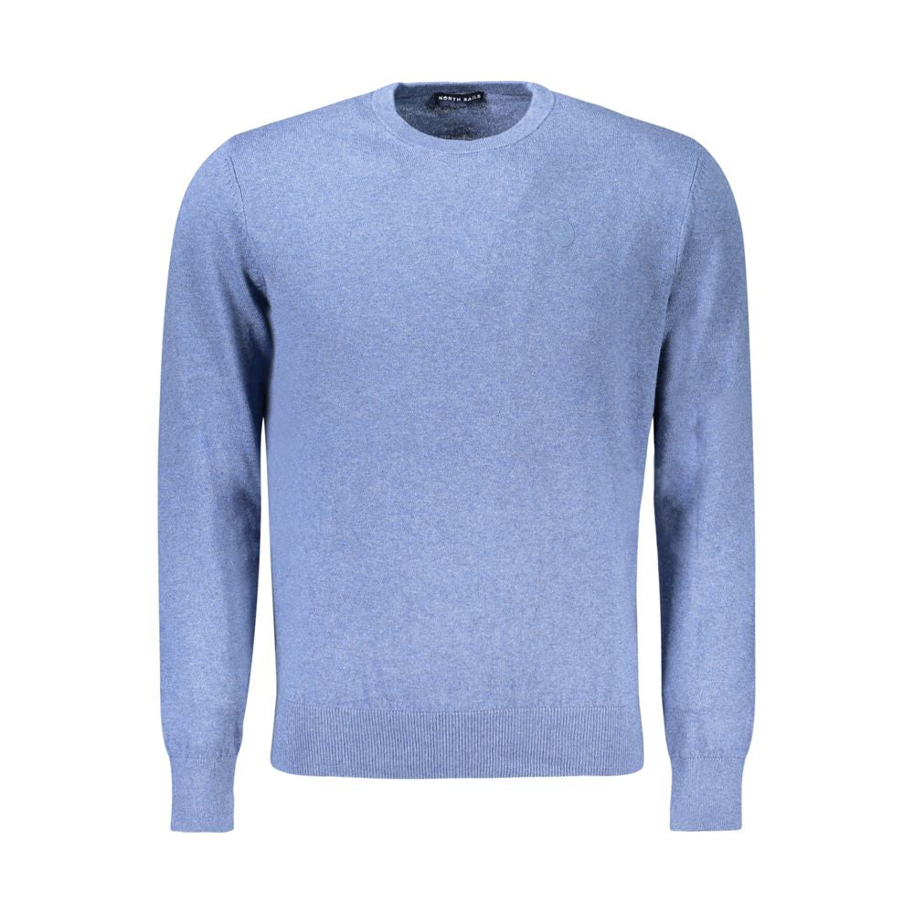 North Sails Blue Cotton Sweater for Effortless Elegance