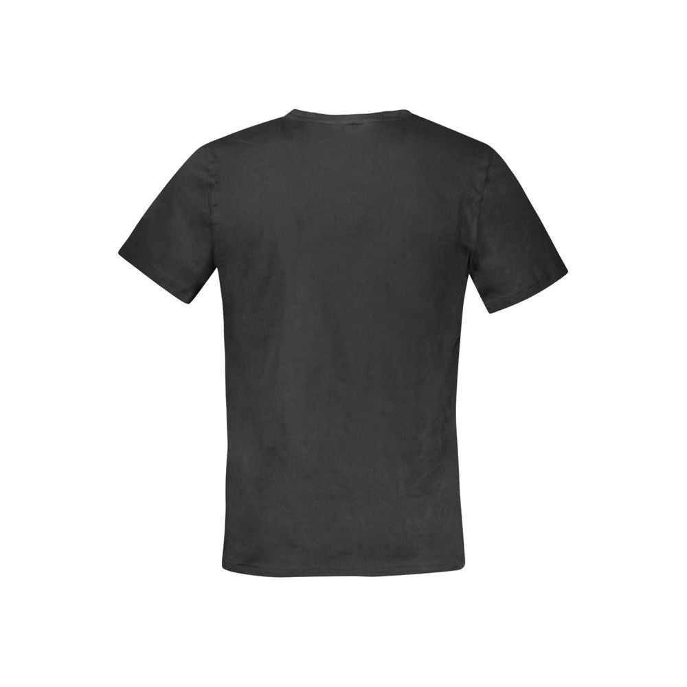 Tommy Hilfiger Black Cotton T-Shirt for Effortless Style