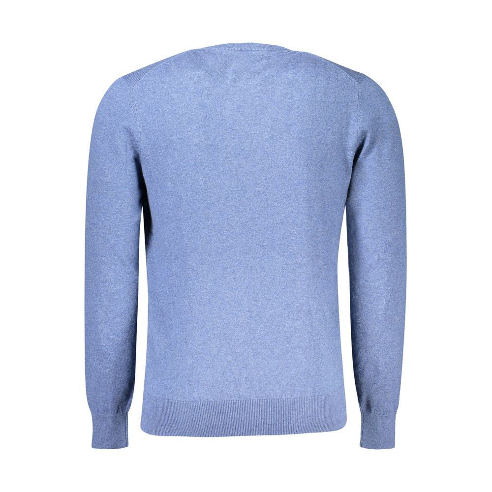 North Sails Blue Cotton Sweater for Effortless Elegance