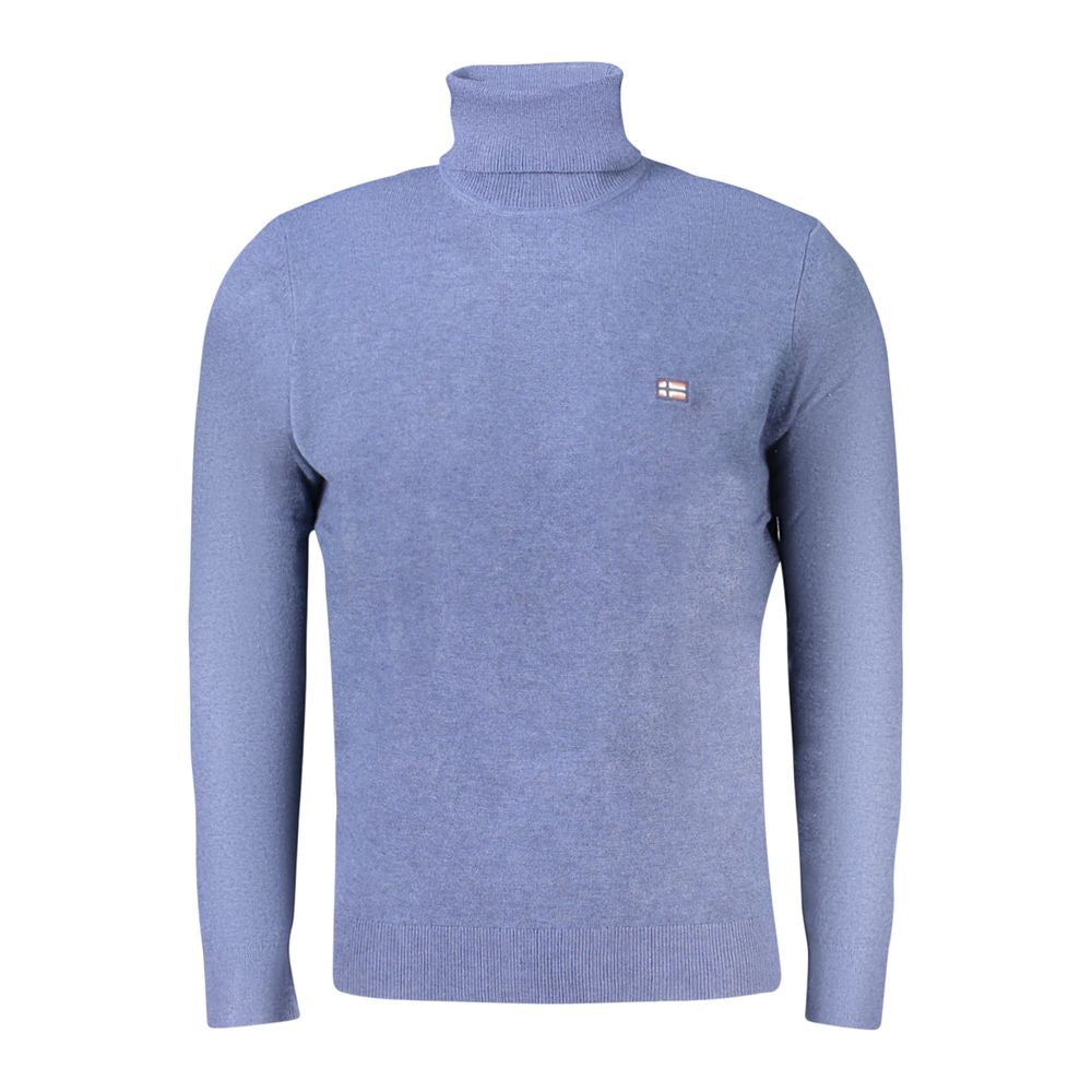 Norway 1963 Blue Wool Sweater for Timeless Elegance