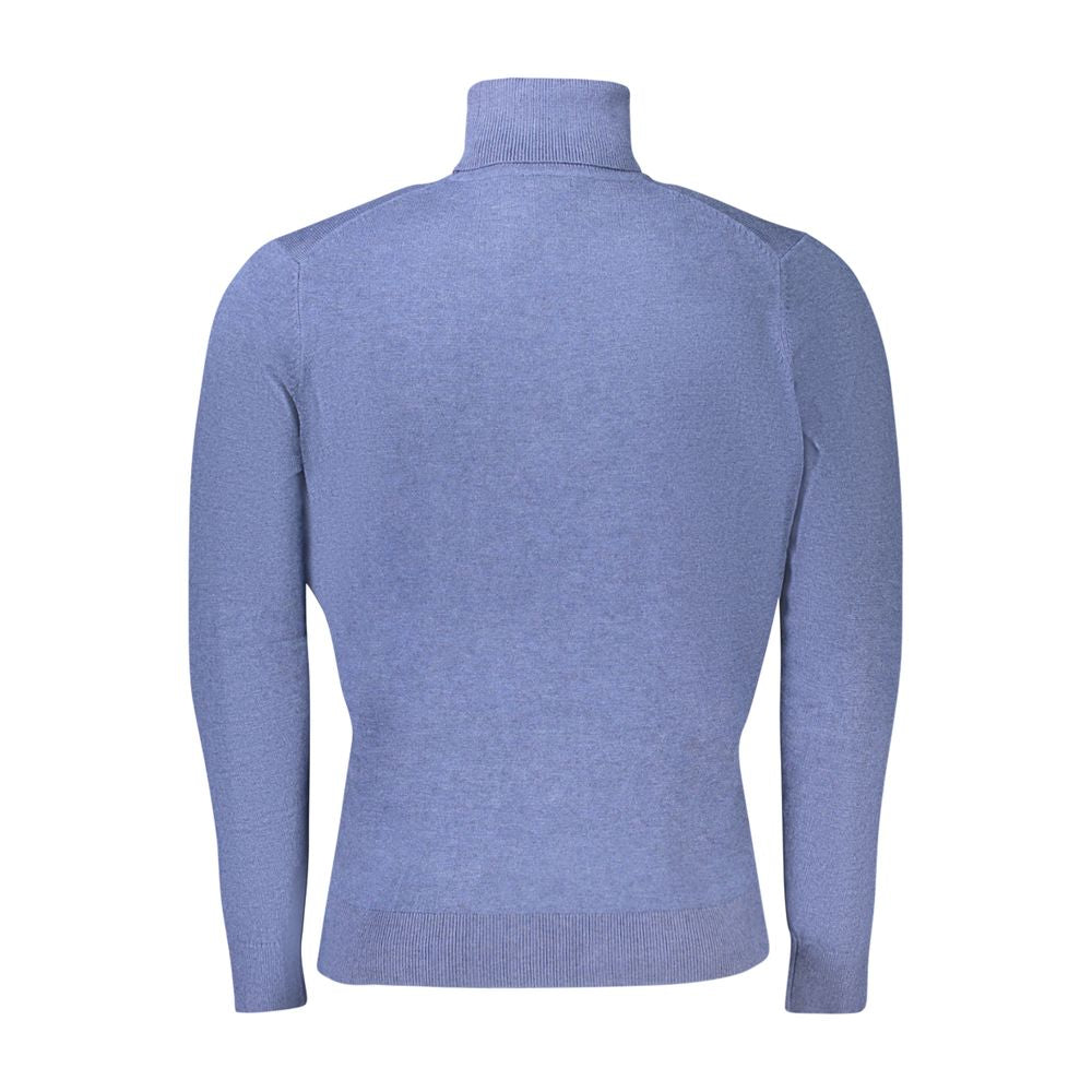 Norway 1963 Blue Wool Sweater for Timeless Elegance