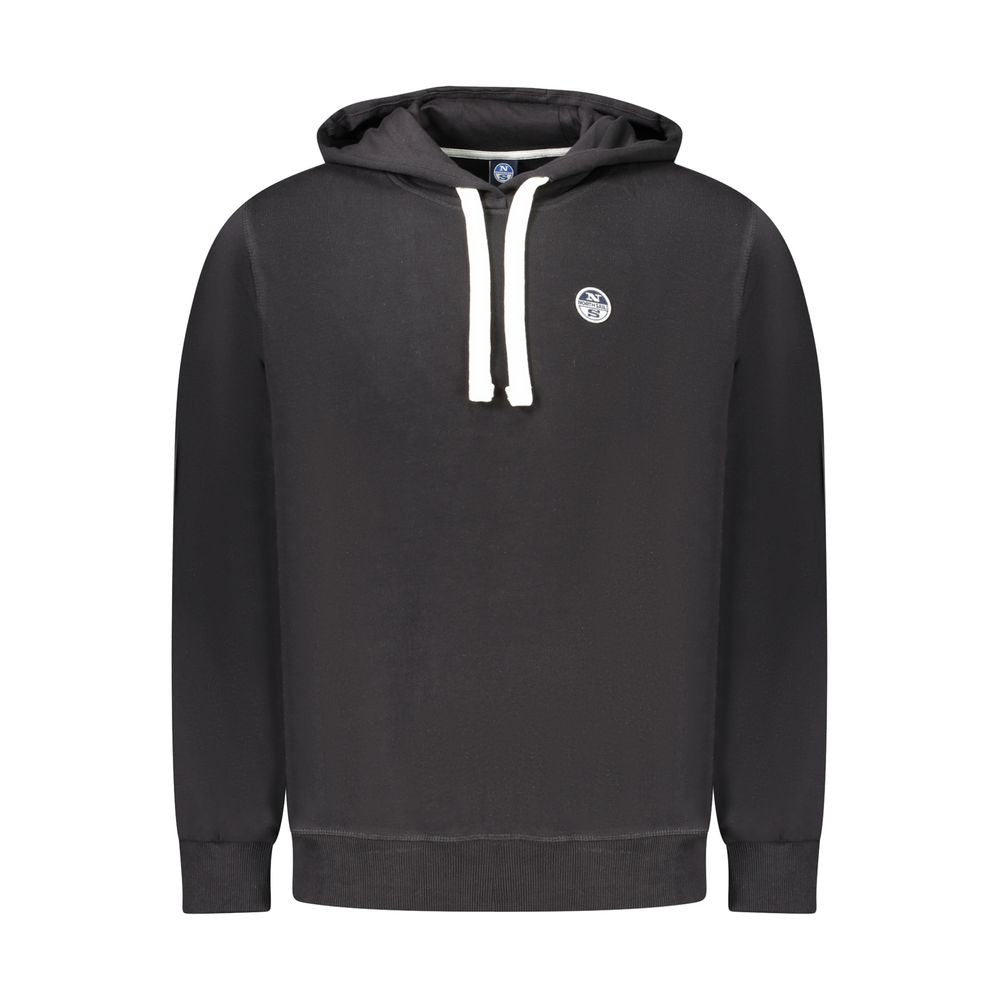 North Sails Black Cotton Sweater for Effortless Elegance