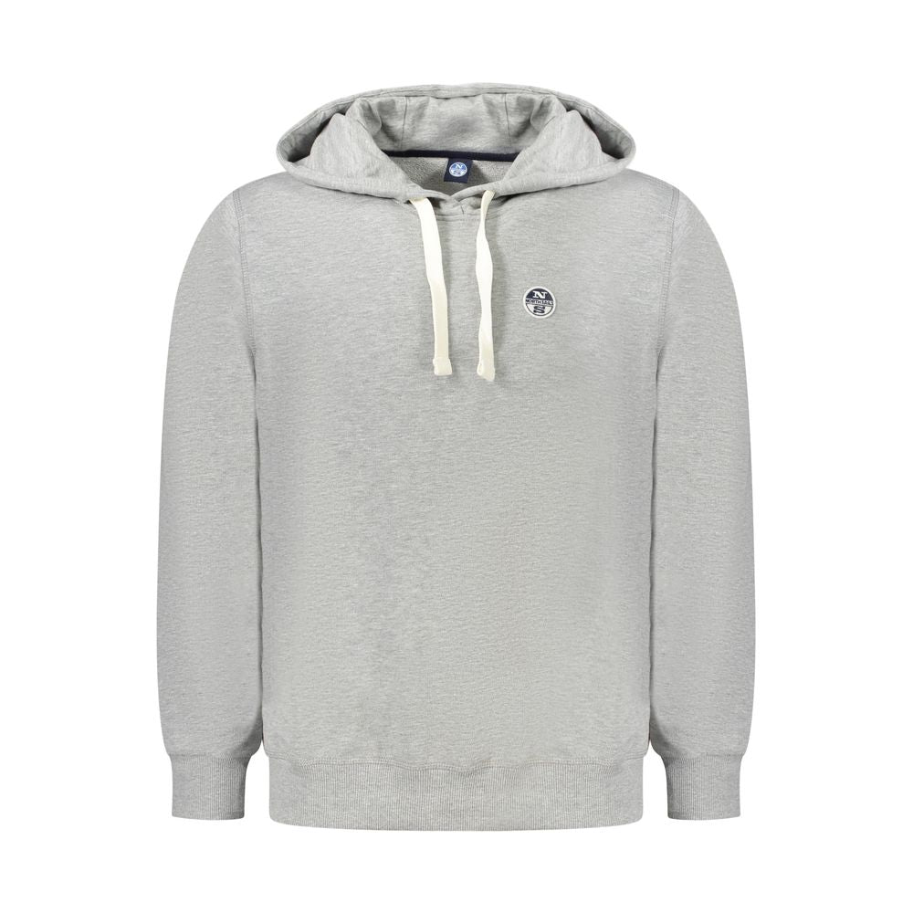 North Sails Gray Cotton Sweater for Effortless Elegance