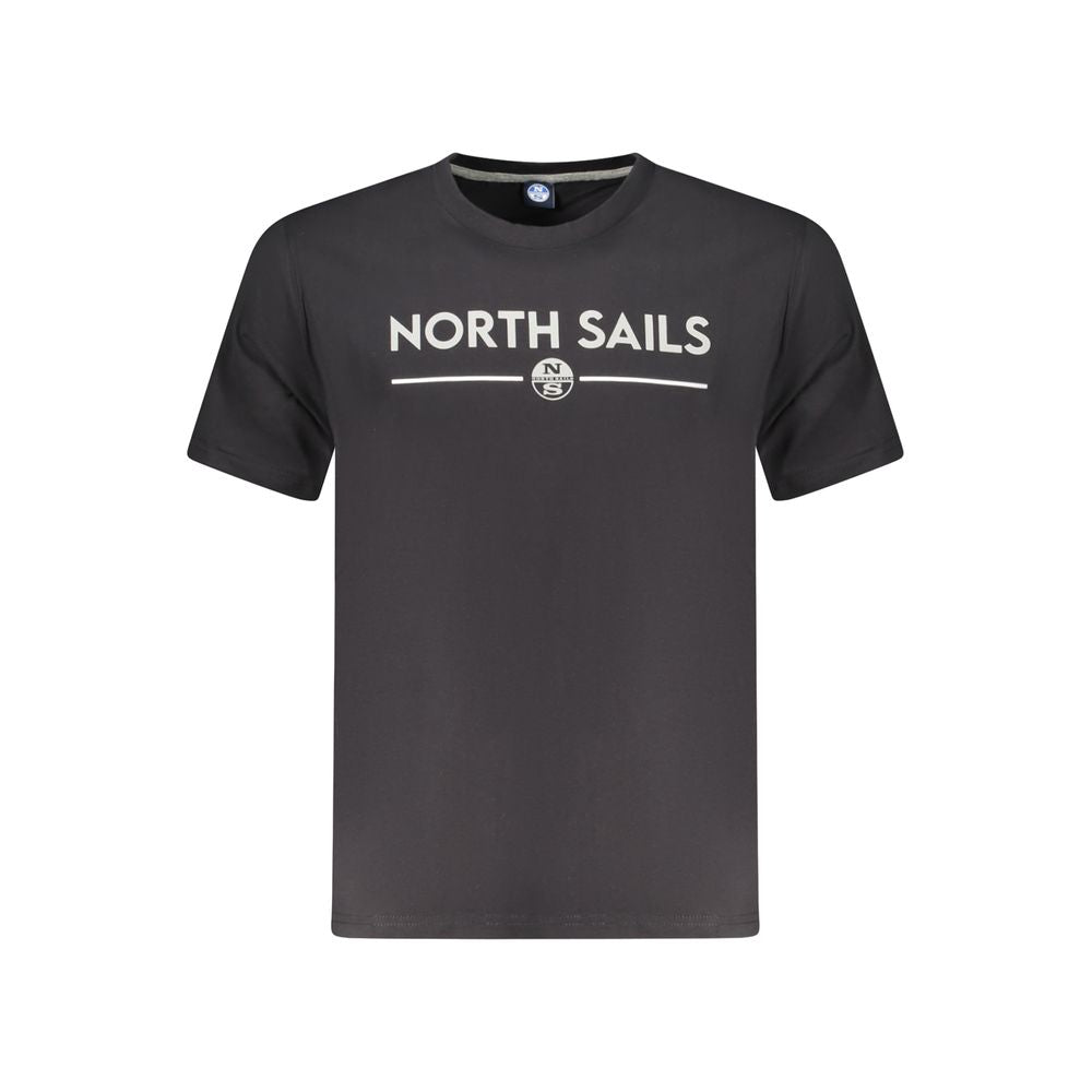 North Sails Black Cotton T-Shirt for Effortless Style