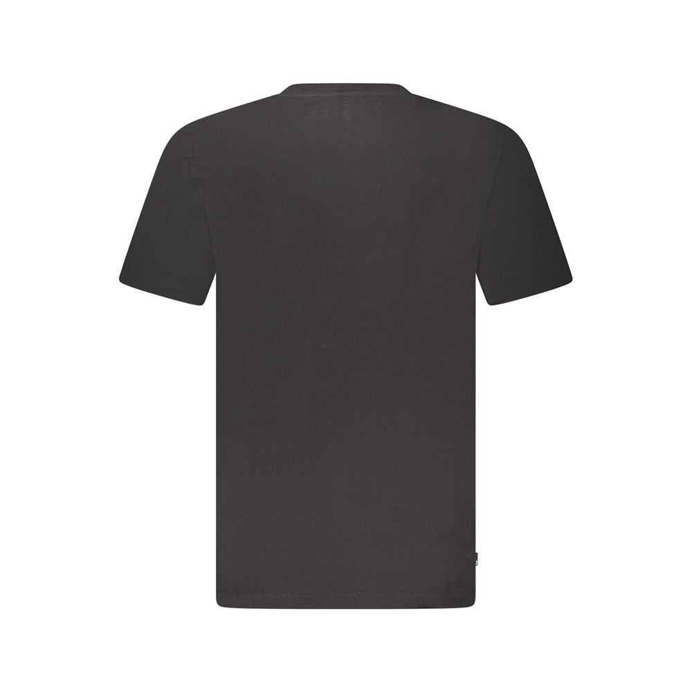 Timberland Black Cotton T-Shirt for Elevated Casual Style