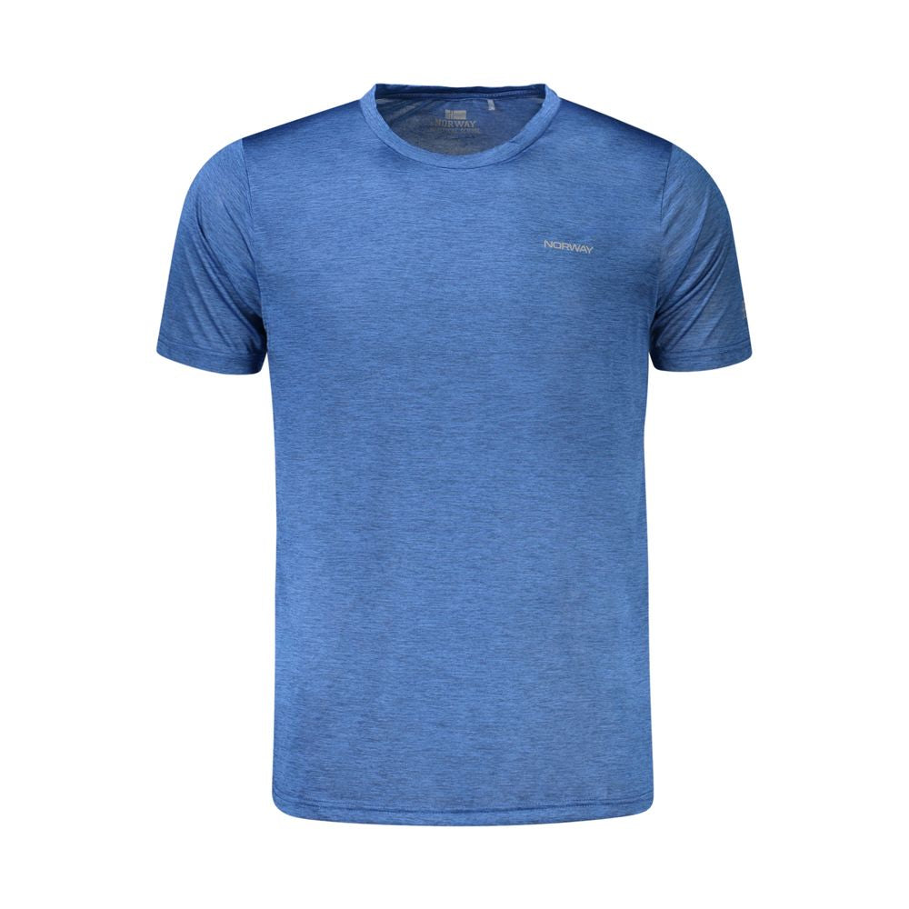 Norway 1963 Blue Cotton T-Shirt - Effortless Luxury Redefined