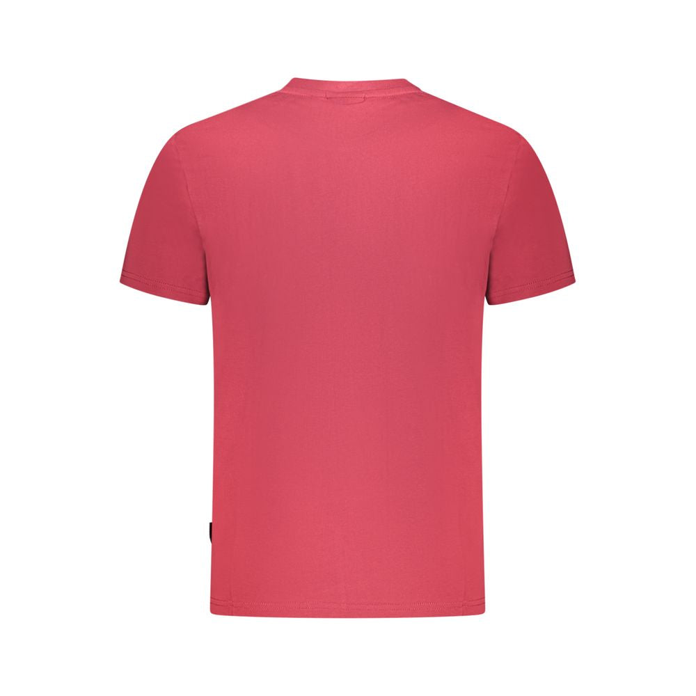 Napapijri Red Cotton T-Shirt - Effortless Luxury Wear