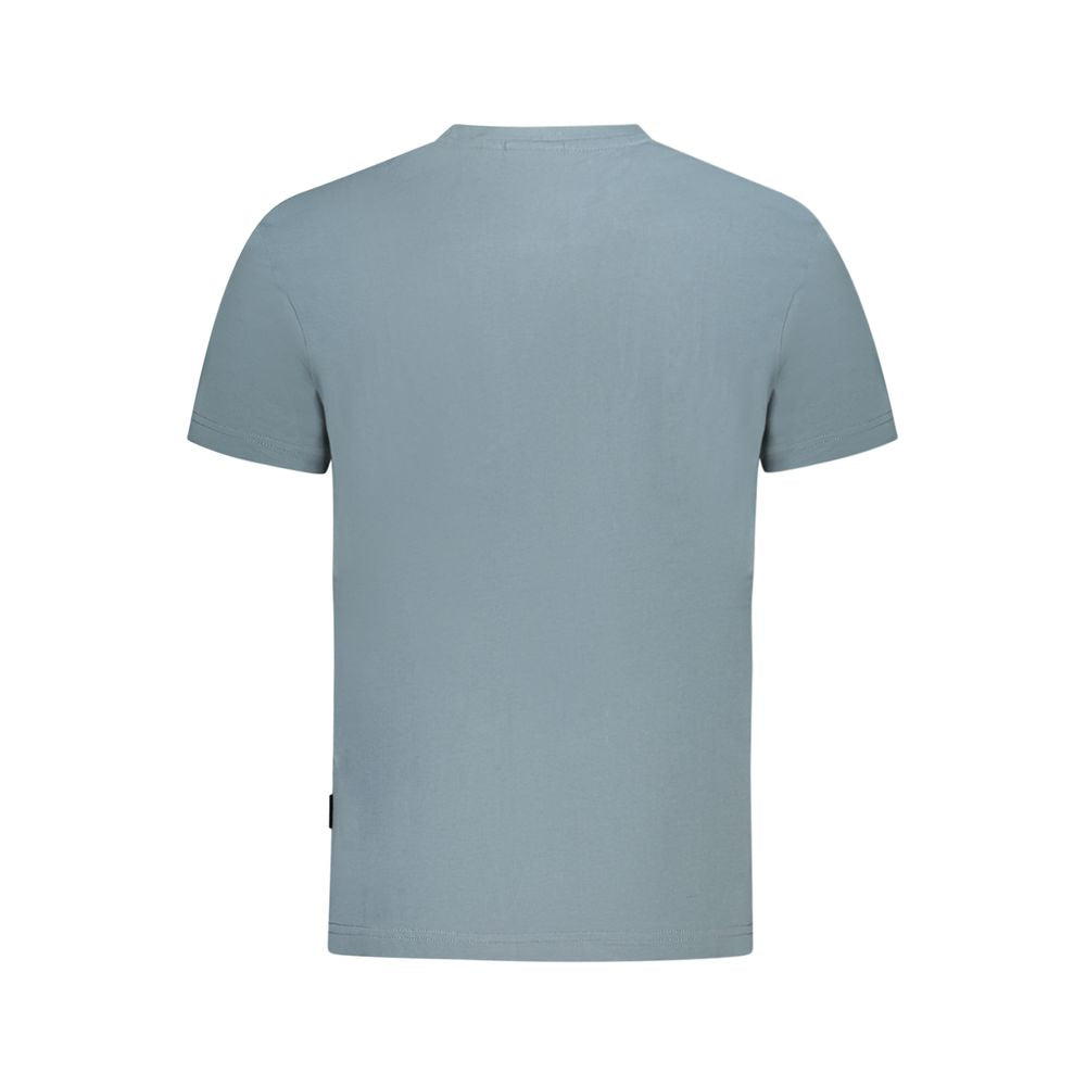 Napapijri Gray Cotton T-Shirt for Elevated Style