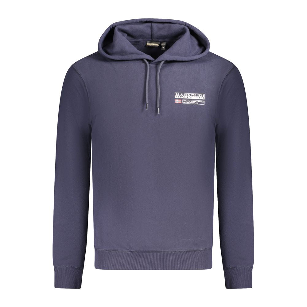 Napapijri Blue Cotton Sweater for Elevated Casual Style