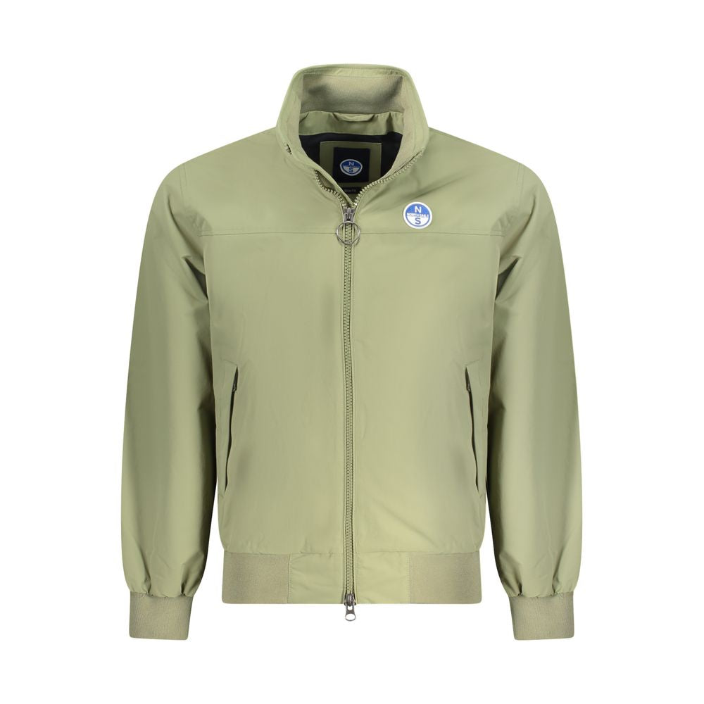 North Sails Green Cotton Jacket - Timeless Sophistication Redefined