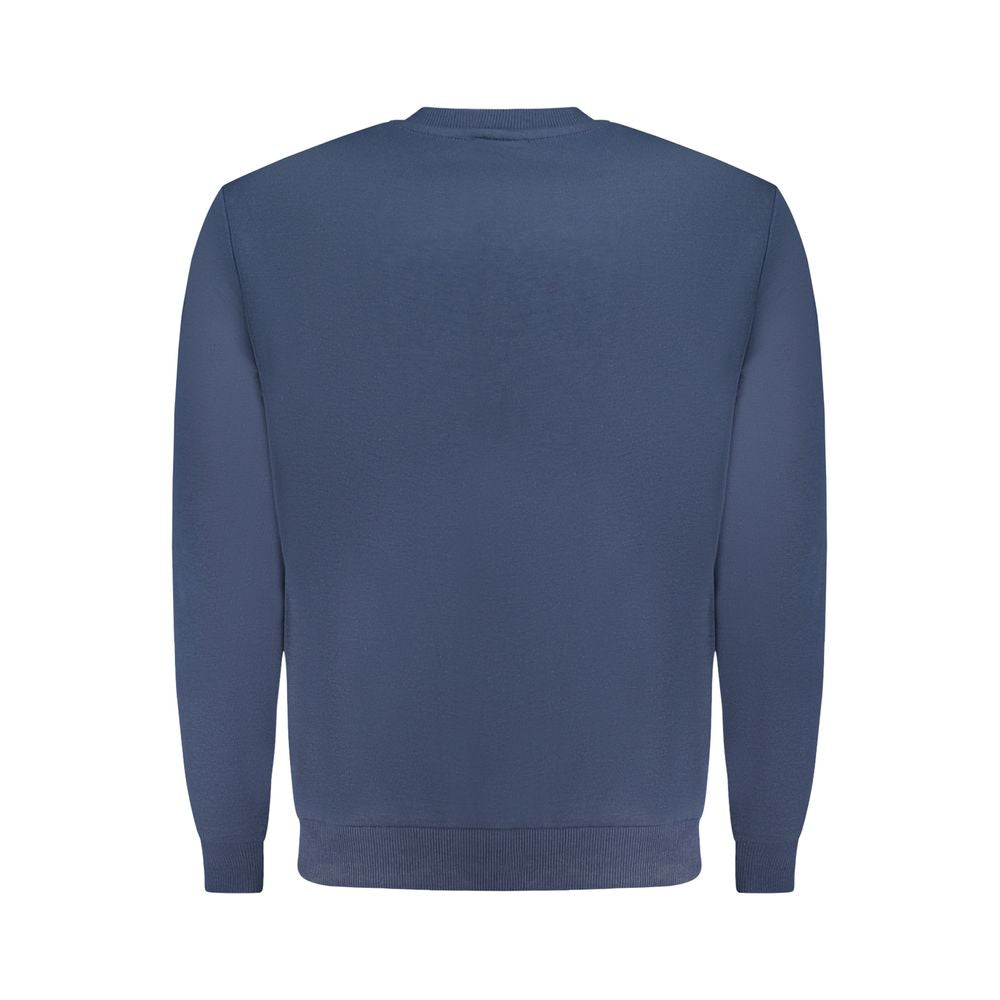 U.S. Grand Polo Blue Cotton Sweater for Elevated Style