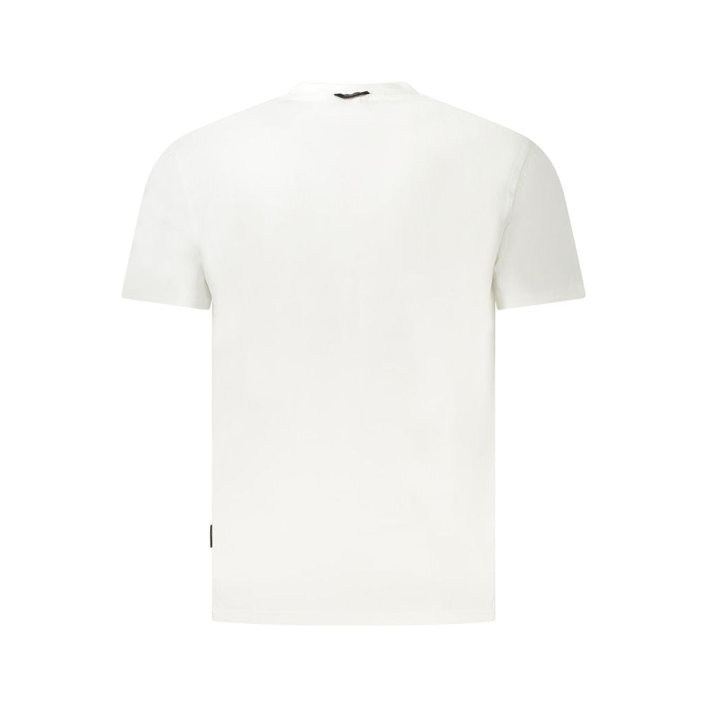 Napapijri White Organic Cotton T-Shirt for Elevated Style
