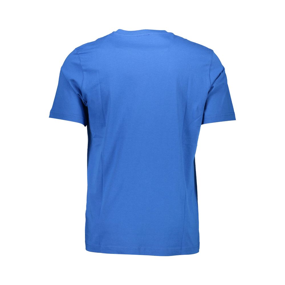 Diesel Blue Cotton T-Shirt for Effortless Luxury Style