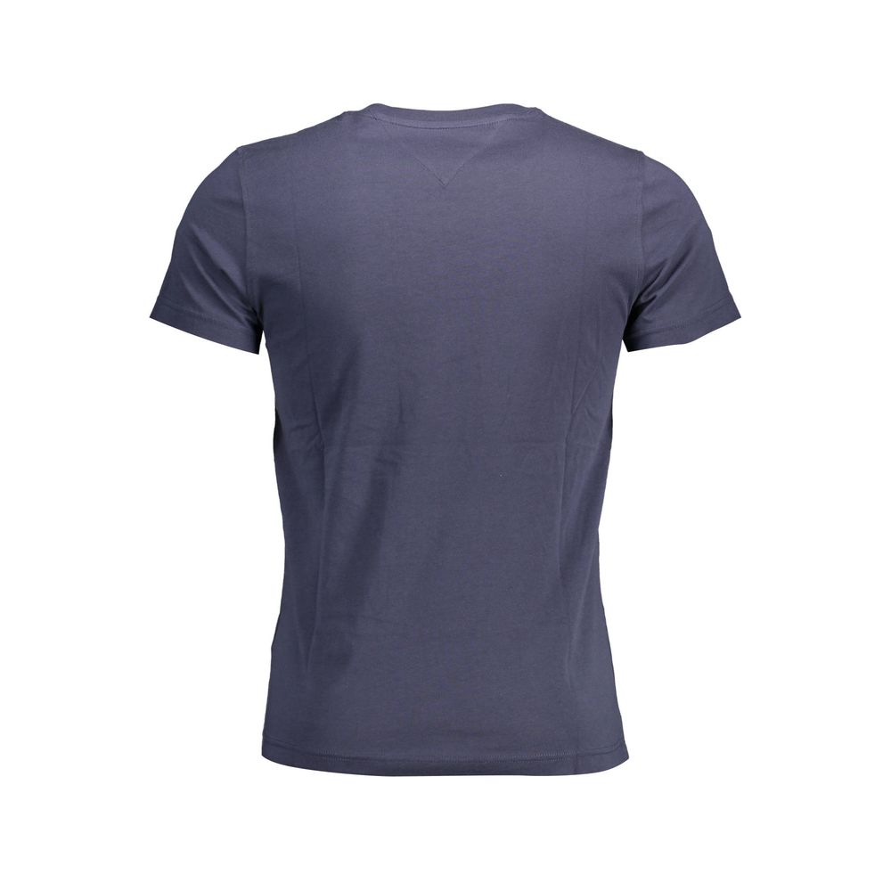 Tommy Hilfiger Blue Cotton T-Shirt for Effortless Style