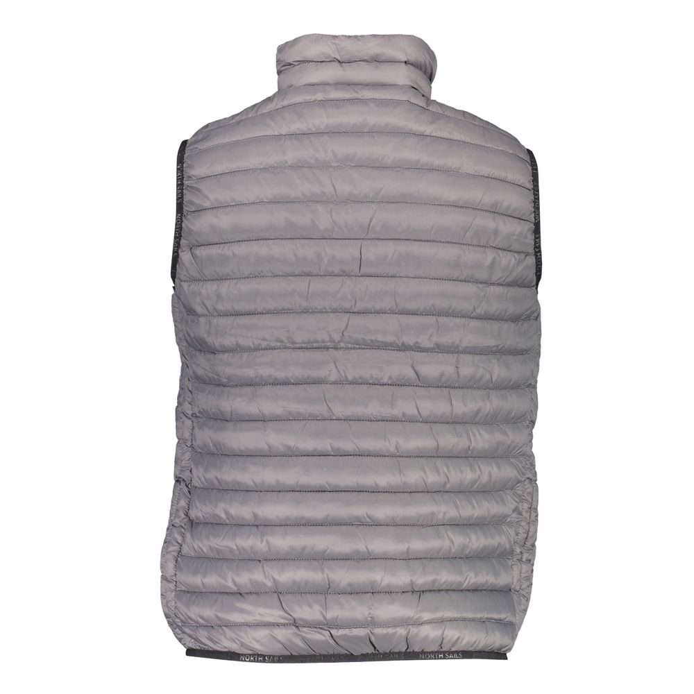 North Sails Gray Cotton Jacket with Iconic Brand Detailing