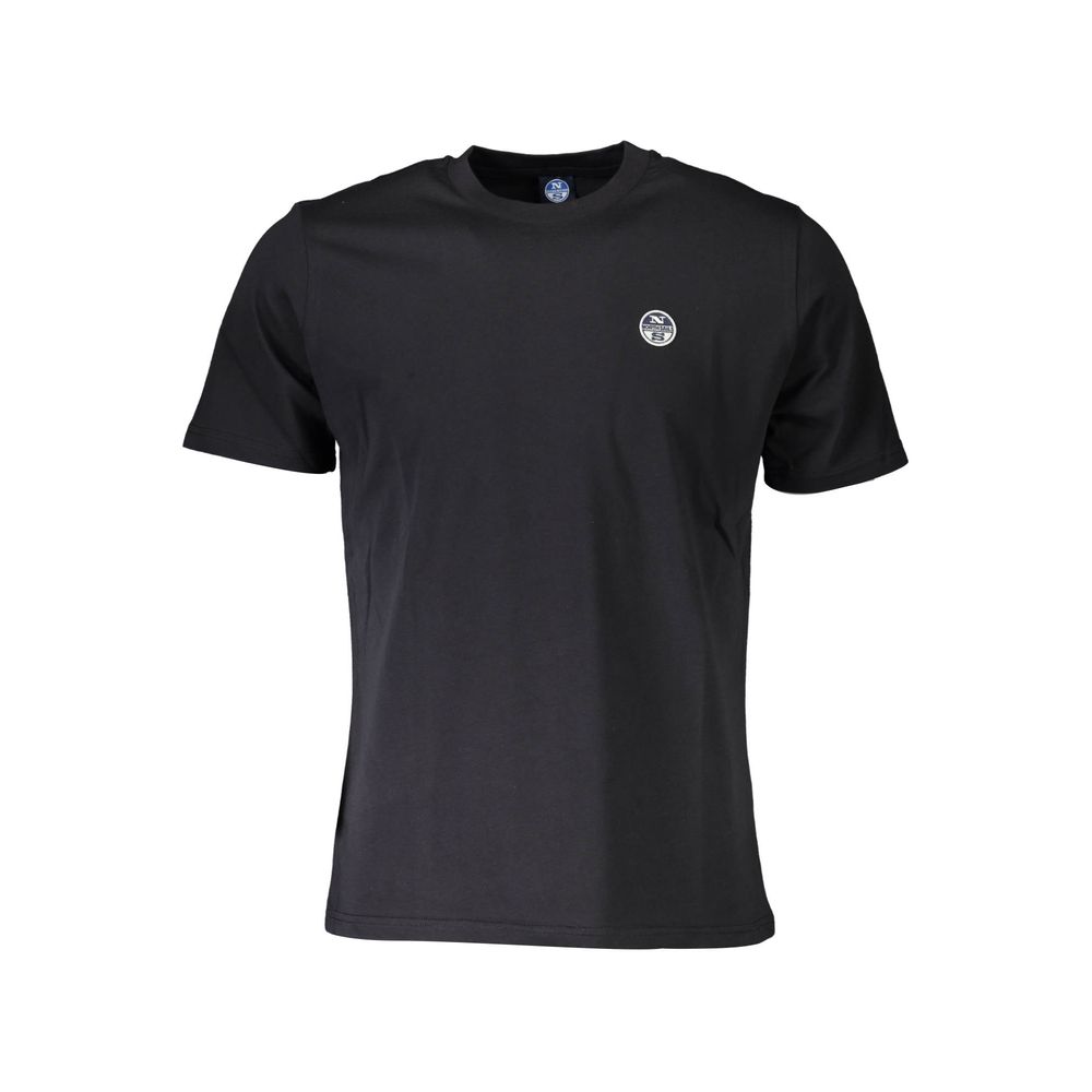 North Sails Black Cotton T-Shirt for Elevated Style