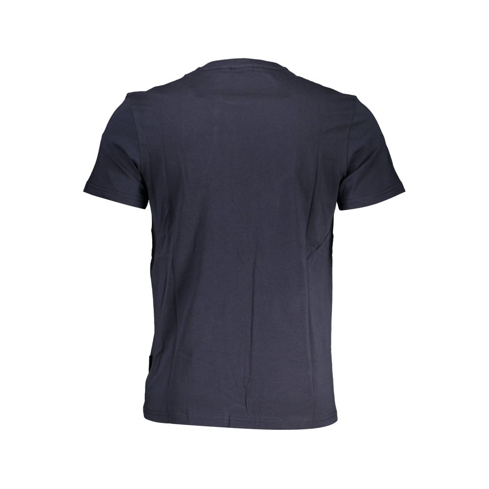 Napapijri Blue Cotton T-Shirt for Effortless Elegance