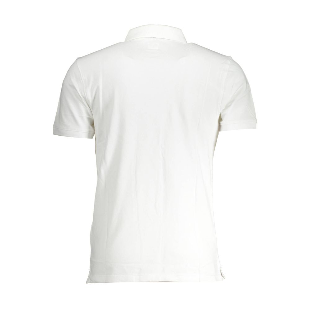 Levi's White Cotton Polo Shirt for Timeless Elegance