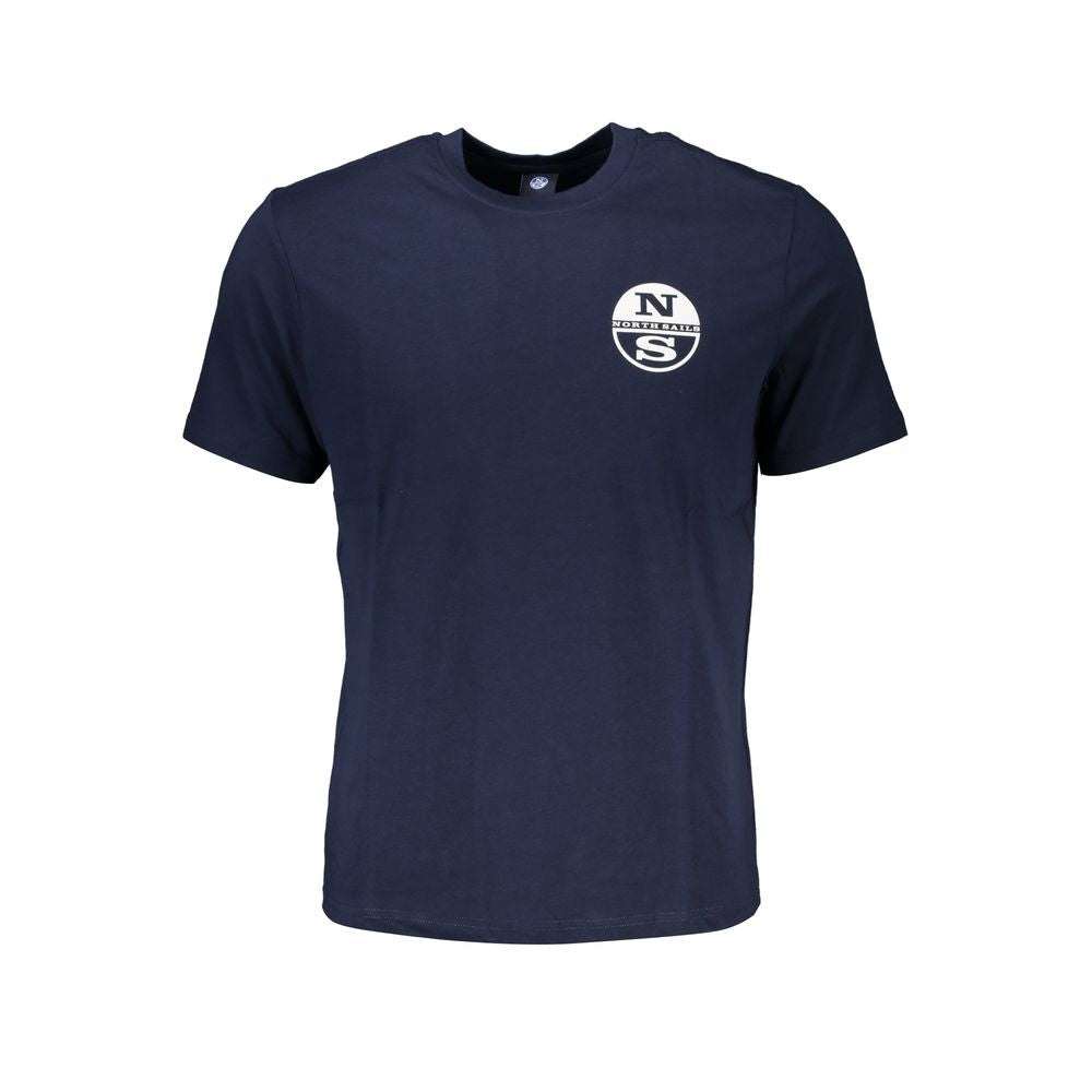 North Sails Blue Cotton T-Shirt for Effortless Elegance