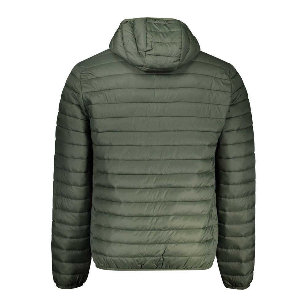North Sails Green Cotton Jacket with Elegant Design and Functionality