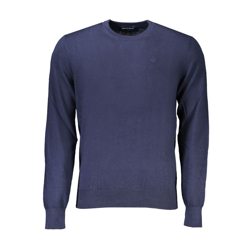 North Sails Blue Cotton Sweater for Coastal Elegance