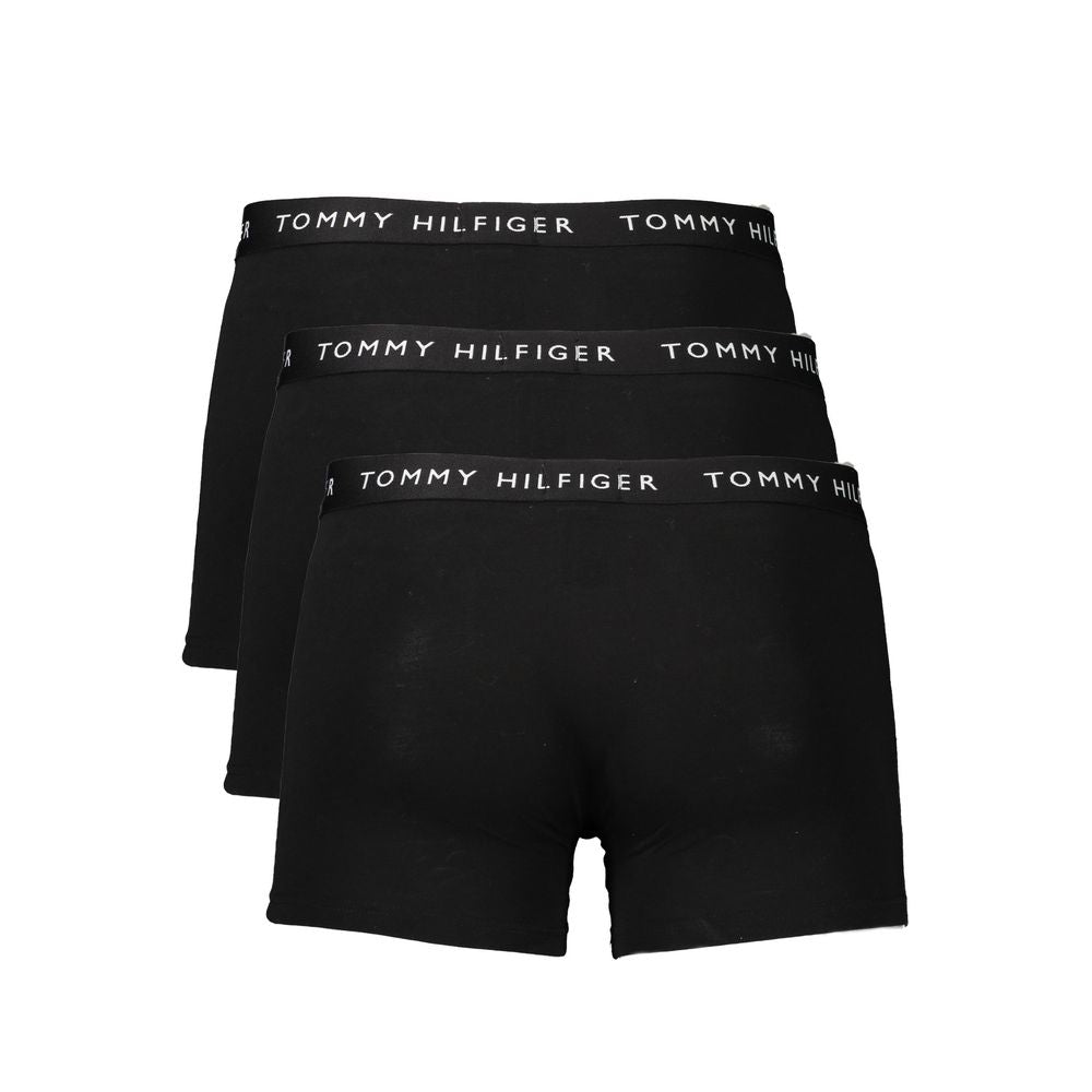 Tommy Hilfiger Black Cotton Boxer Briefs for Ultimate Comfort