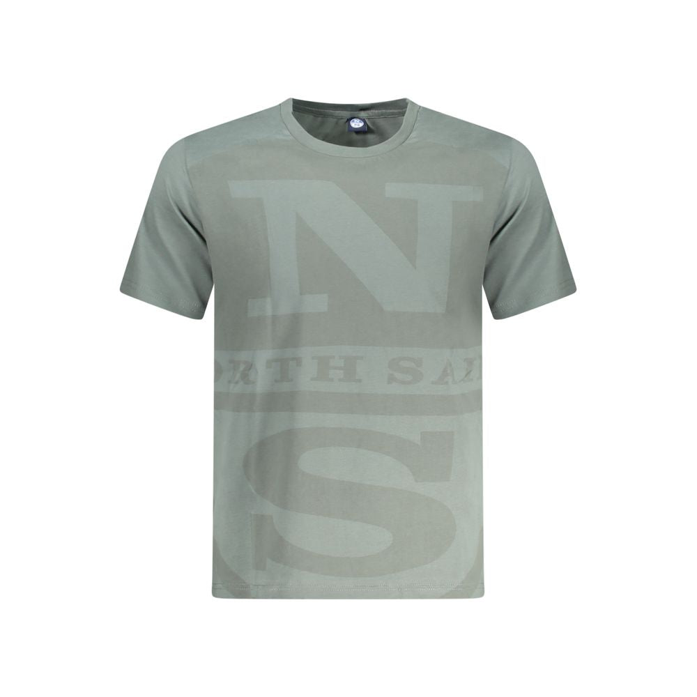 North Sails Green Cotton T-Shirt for Effortless Style