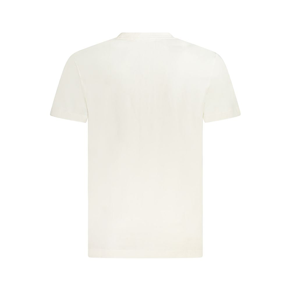 Calvin Klein White Cotton T-Shirt for Effortless Elegance