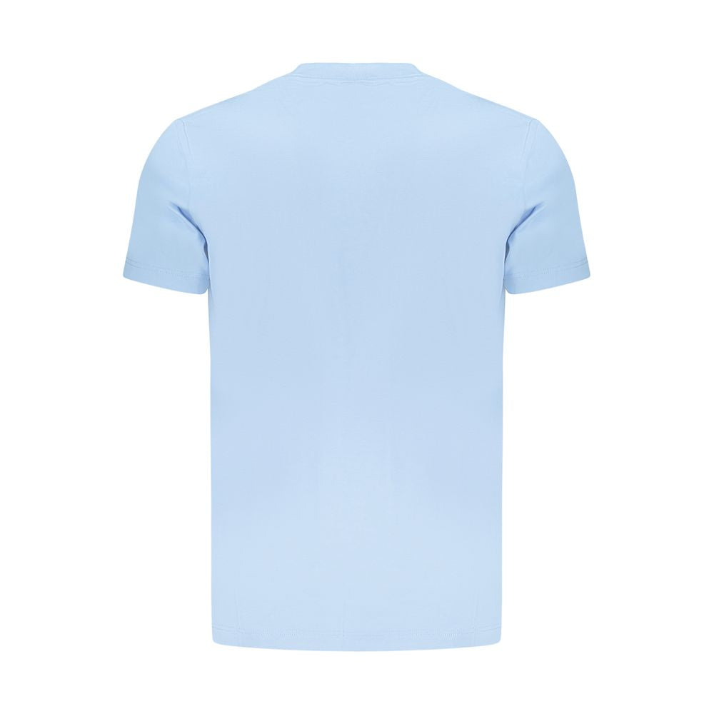Calvin Klein Light Blue Cotton T-Shirt for Timeless Elegance