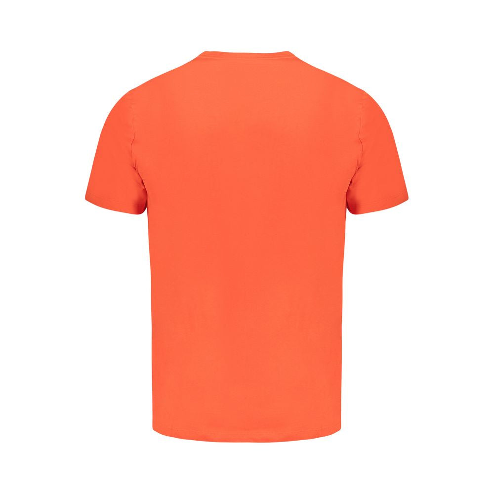 Calvin Klein Red Cotton T-Shirt for Effortless Elegance