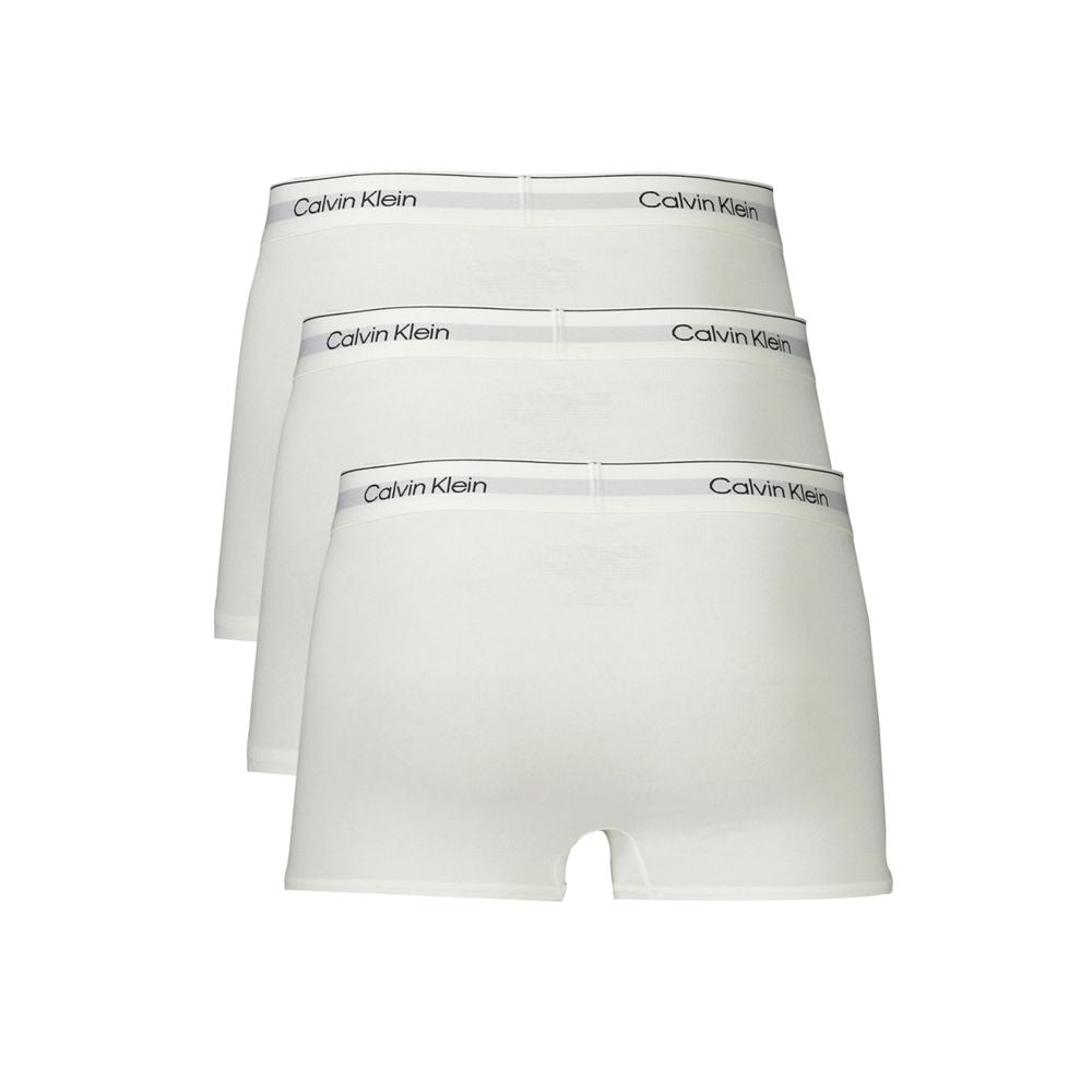 Calvin Klein White Cotton Boxer Shorts for Everyday Luxury