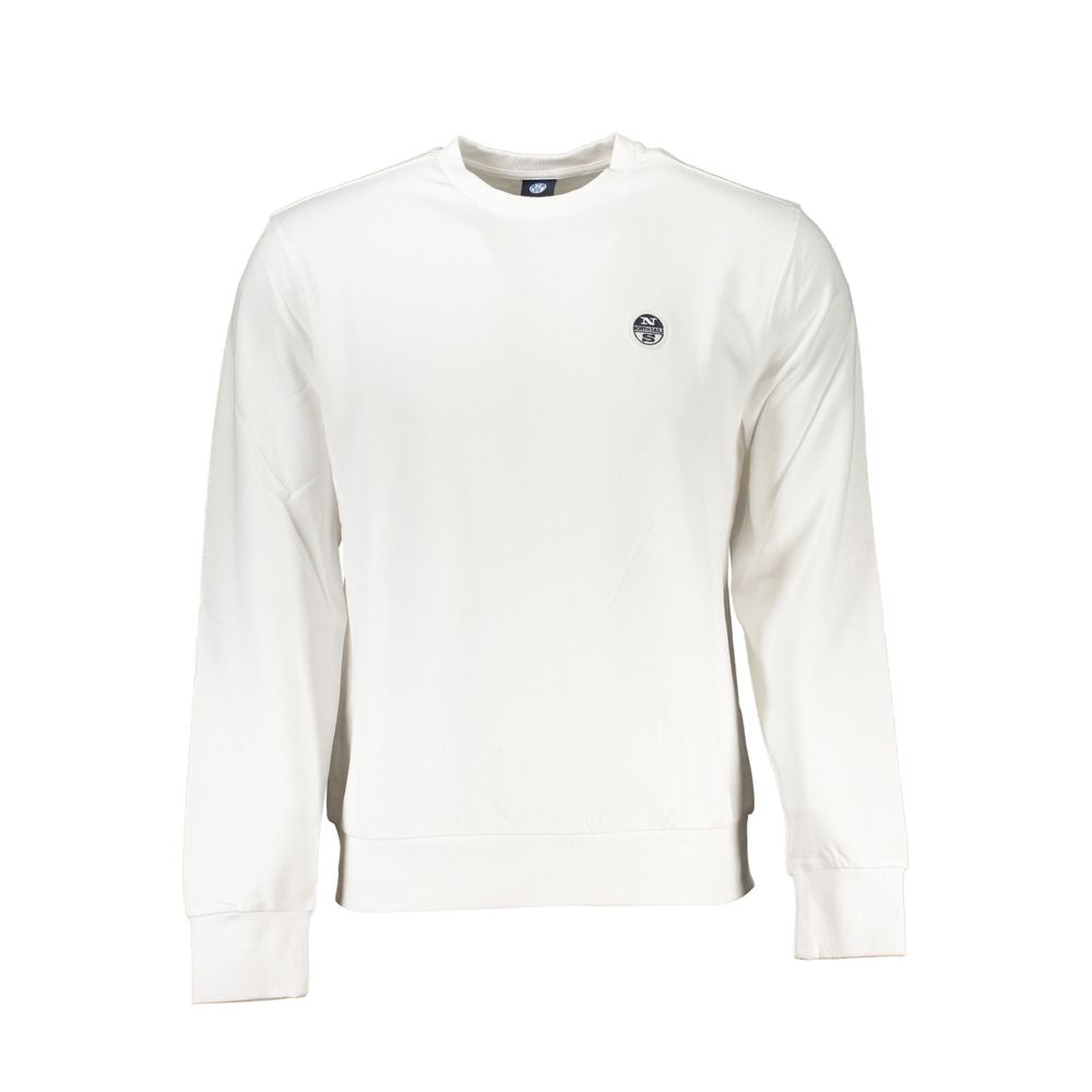 North Sails White Cotton Sweater - Timeless Luxury Essential