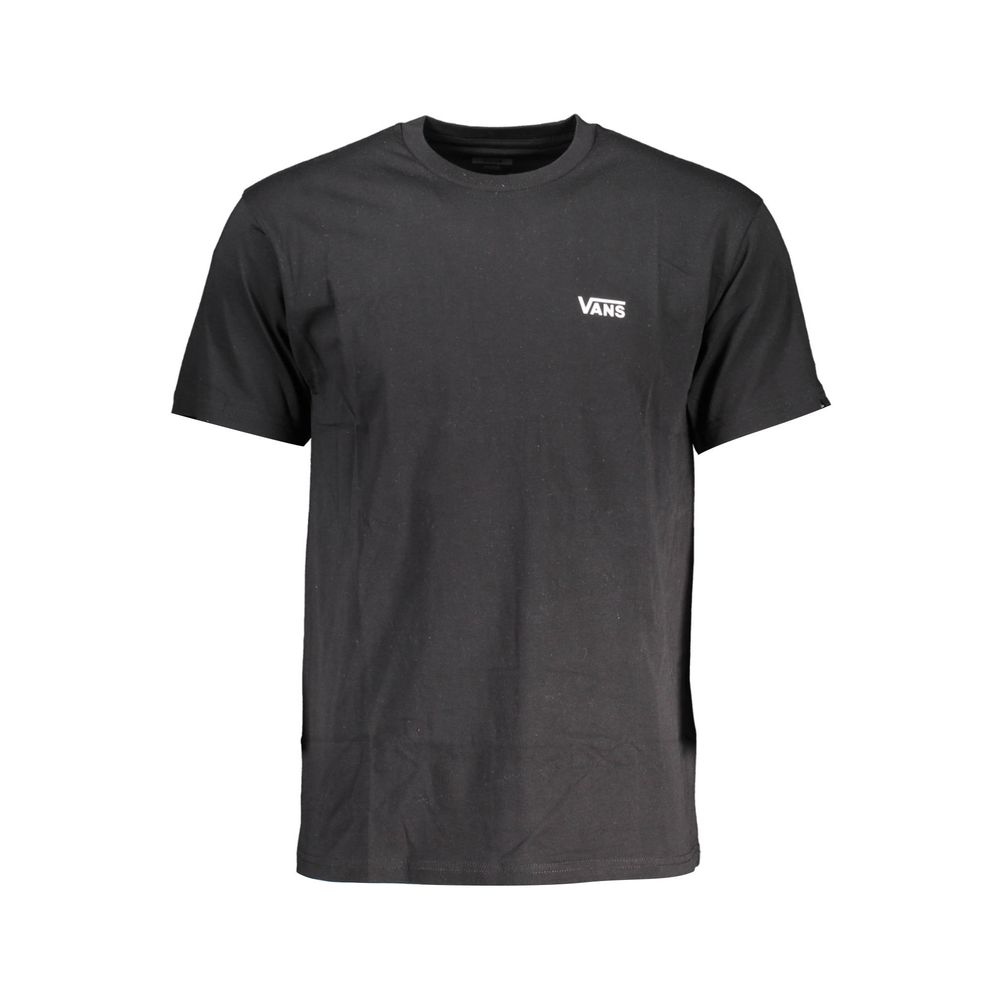 Vans Black Cotton T-Shirt for Effortless Style