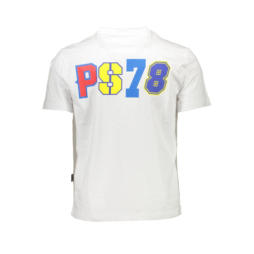 Plein Sport White Cotton T-Shirt for Elevated Style