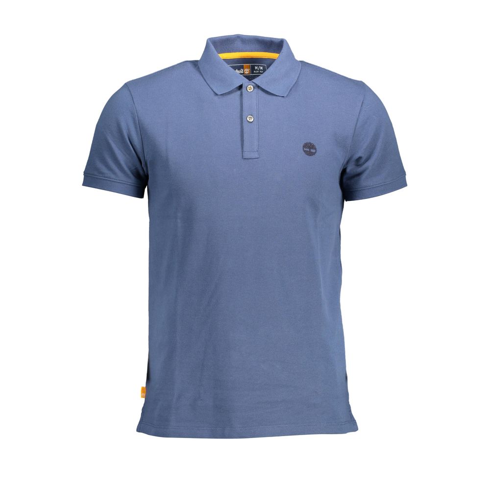 Timberland Navy Cotton Elegant Slim Fit Polo Shirt