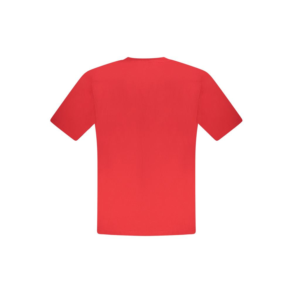 North Sails Red Cotton T-Shirt for Elevated Casual Style